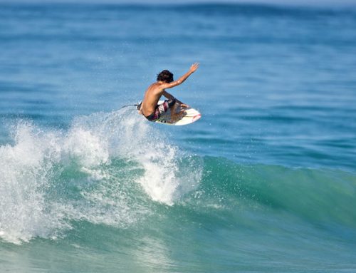 Surfing in Galapagos